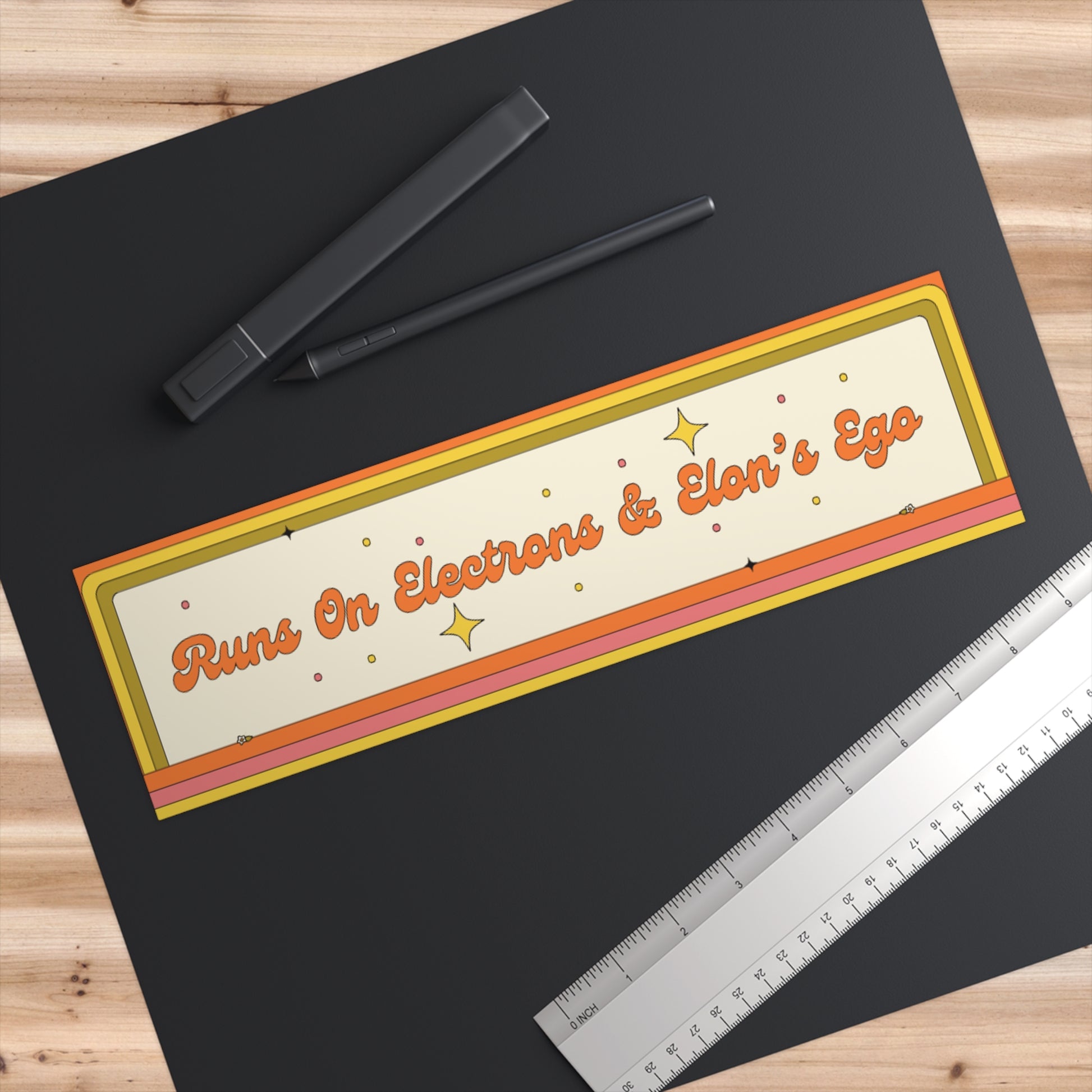 Retro Bumper Sticker - Perfect for Car Enthusiasts, Gift for Tech Lovers, Fun Travel Decor, Quirky Home Accessory