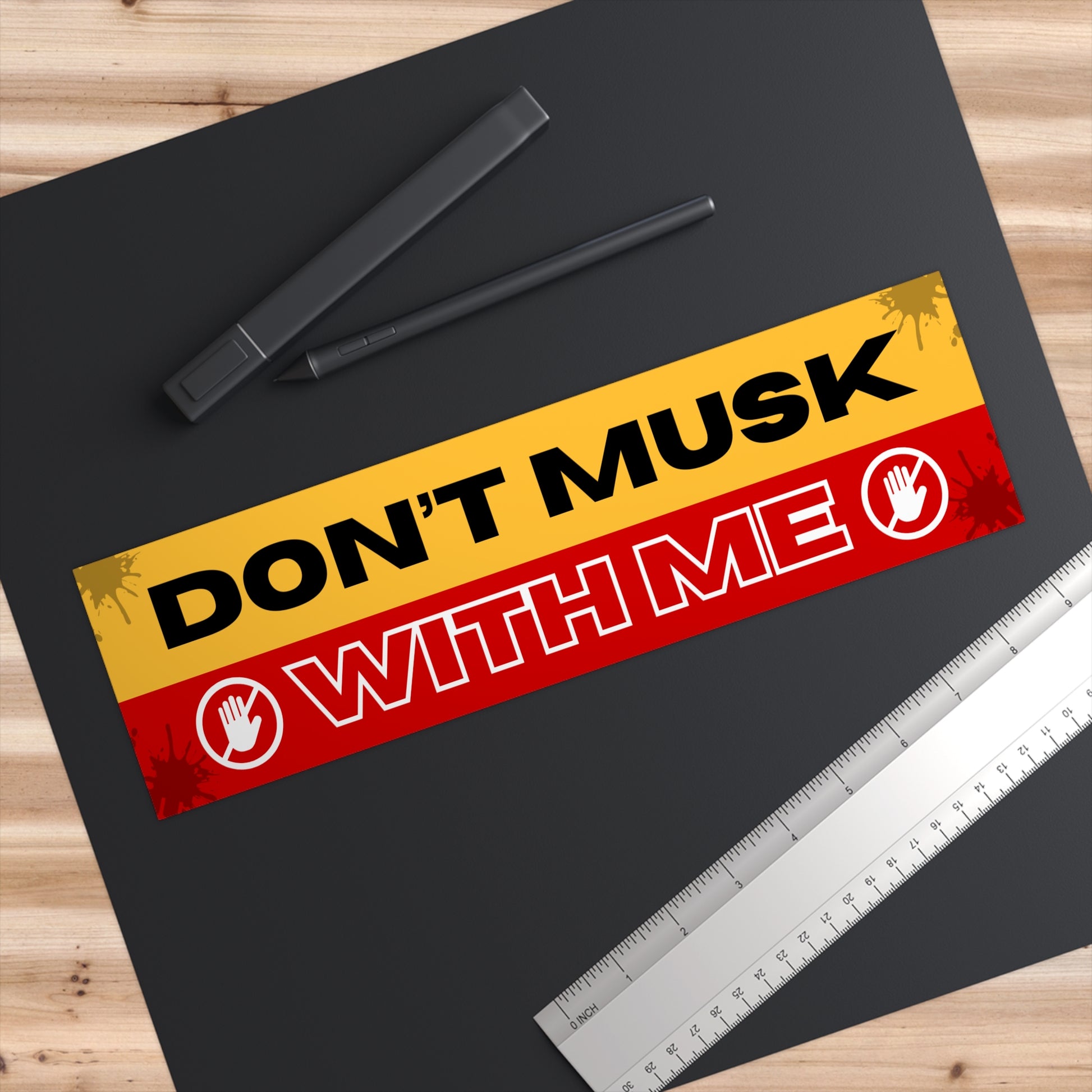 Humorous Car Bumper Stickers, Fun Vehicle Decor, Unique Gifts for Friends, Car Enthusiast Accessories, Don't Musk With Me Stickers