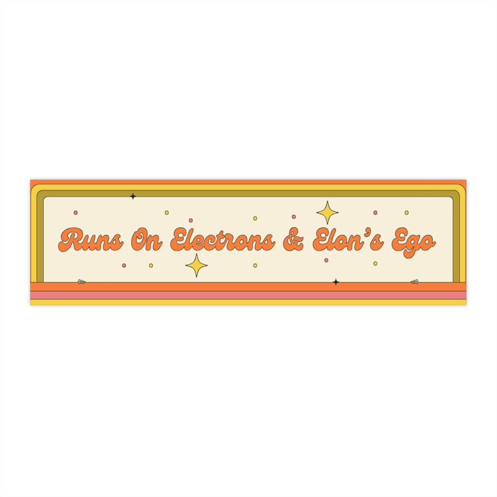 Retro Bumper Sticker - Perfect for Car Enthusiasts, Gift for Tech Lovers, Fun Travel Decor, Quirky Home Accessory
