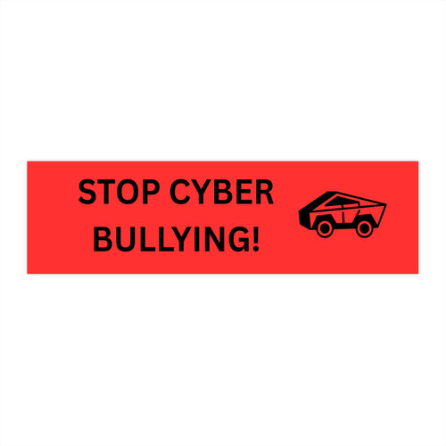 Empowering Bumper Stickers, Car Decals for Awareness, Stop Cyber Bullying, Fun Vehicle Art, Advocacy Stickers
